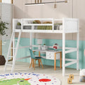 Lit mezzanine simple avec échelle