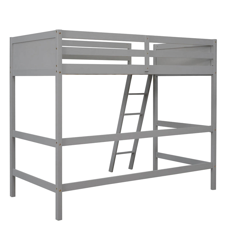 Lit mezzanine simple avec échelle