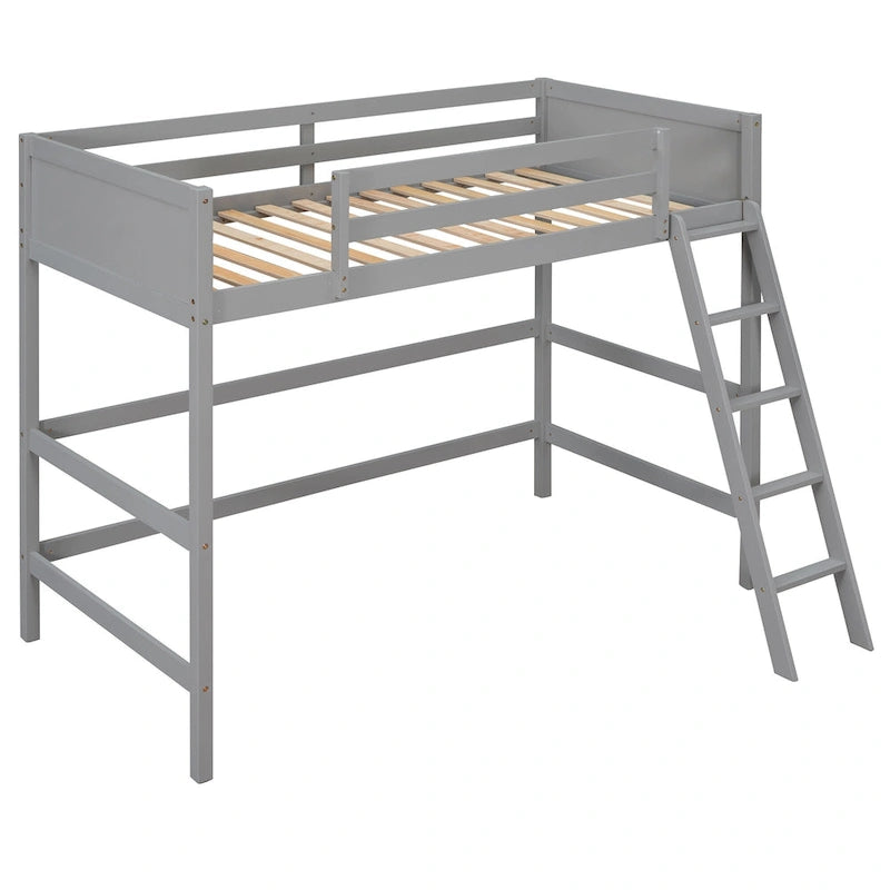 Lit mezzanine simple avec échelle