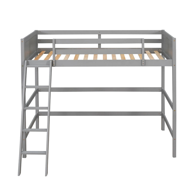 Lit mezzanine simple avec échelle
