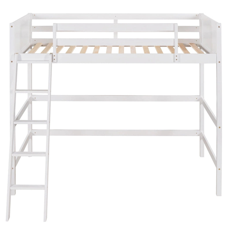 Lit mezzanine simple avec échelle